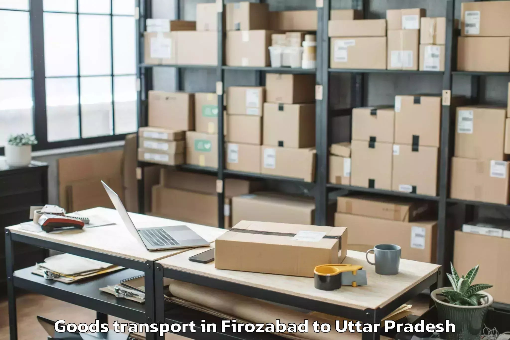 Hassle-Free Firozabad to Gaur City Mall Greater Noida Goods Transport